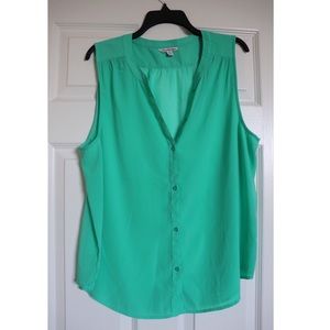 American Eagle Button Down Tank Top